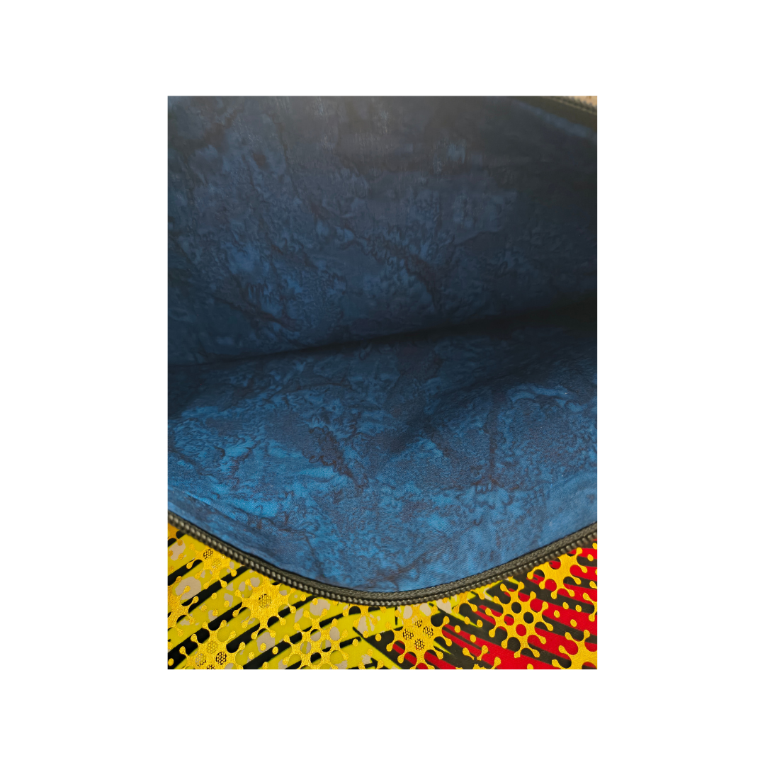 Ankara Fold-over Clutch Handbag