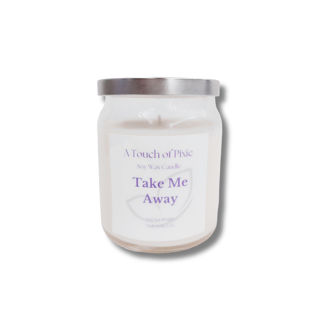 Take Me Away Hand Poured Soy Wax Candle