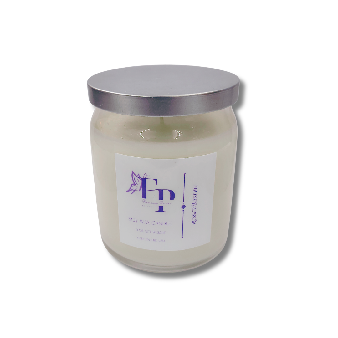 Russet Bonfire – Hand‑Poured Soy Candle | Small‑Batch Home Fragrance