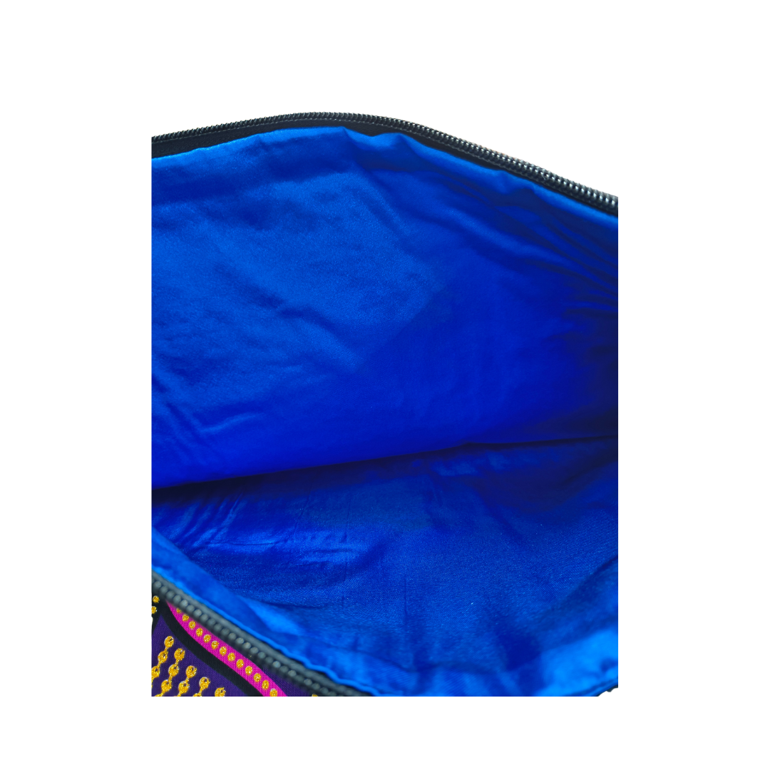 Ankara Fold-over Clutch Handbag