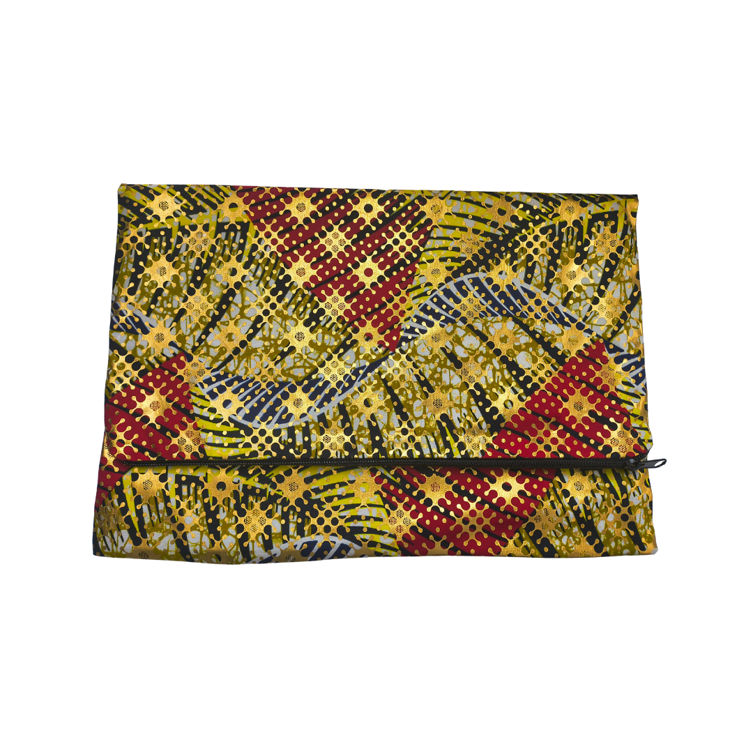 Ankara Fold-over Clutch Handbag