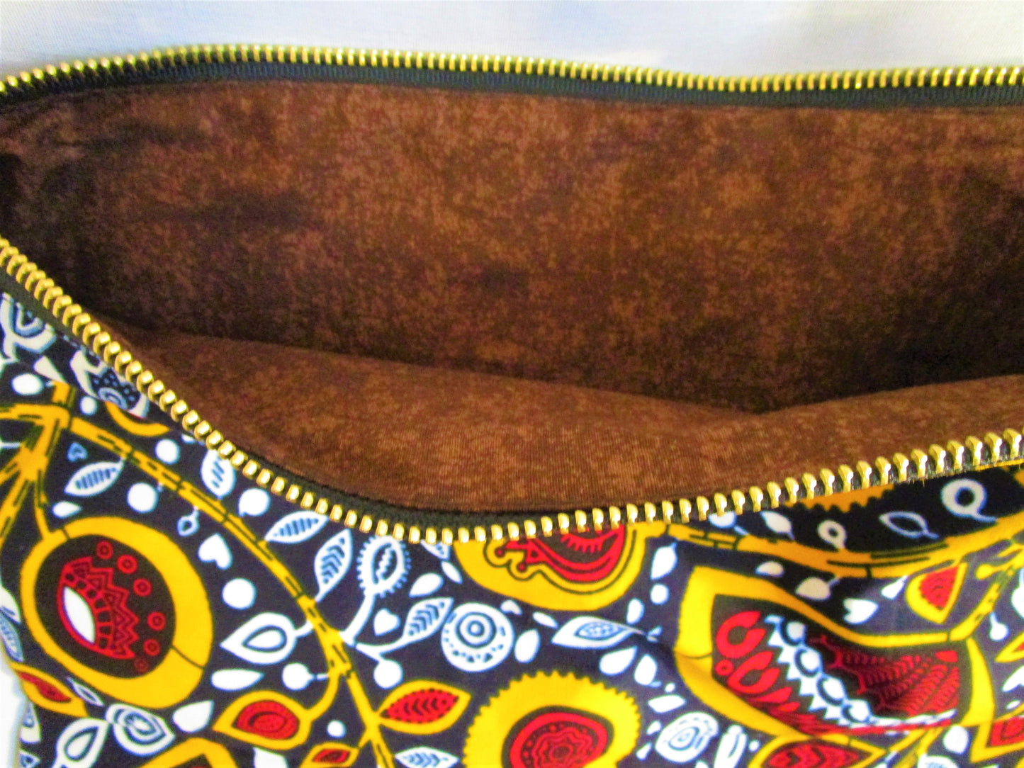 Ankara Fold-over Clutch Handbag